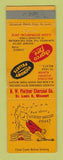 Matchbook Cover - Charco Fyre Hickory Pellets Charcoal St Louis MO