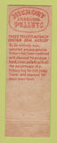 Matchbook Cover - Charco Fyre Hickory Pellets Charcoal St Louis MO