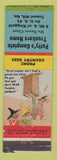Matchbook Cover - Patty's Truckers Home Tunnel Hill GA hillbilly