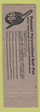 Matchbook Cover - Patty's Truckers Home Tunnel Hill GA hillbilly