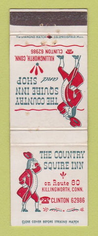 Matchbook Cover - Country Squire Inn Killingworth CT WEAR