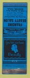 Matchbook Cover - Francine Beauty Salon Denver Colorado Colfax WEAR