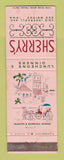 Matchbook Cover - Sherry's Restaurant Des Moines IA