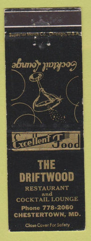 Matchbook Cover - Driftwood Restaurant Chestertown MD