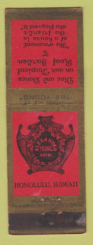 Matchbook Cover - Alexander Young Hotel Honolulu Hawaii WEAR