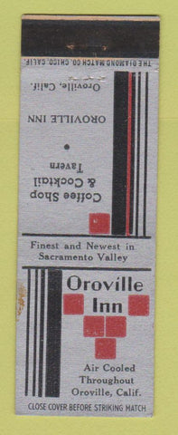 Matchbook Cover - Oroville Inn CA WEAR