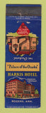 Matchbook Cover - Harris Hotel Rogers AR