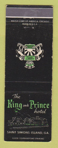 Matchbook Cover - King and Prince Hotel Saint Simons Island GA St WEAR