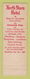 Matchbook Cover - North Shore Hotel Evanston IL