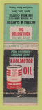 Matchbook Cover - Cities oil gas Meyers Clayton Spirit Lake IA WORN