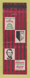 Matchbook Cover - Abraham Lincoln Hotel Springfield IL