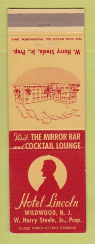 Matchbook Cover - Hotel Lincoln Wildwood NJ