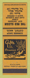 Matchbook Cover - Red Sleigh Gift Shop Antiques Norton MA