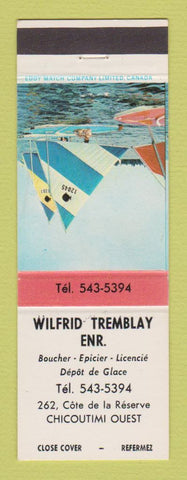 Matchbook Cover - Wilfrid Tremblay Grocery Chicoutimi QC