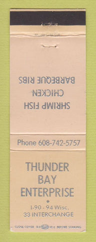 Matchbook Cover - Thunder Bay Enterprise WEAR