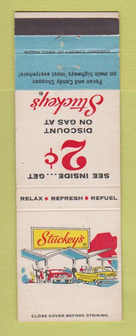 Matchbook Cover - Stuckey's Pecan Candy Eastman GA oil gas