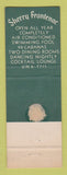 Matchbook Cover - Sherry Frontenac Hotel Miami Beach FL WEAR