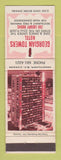 Matchbook Cover - Georgian Towers Hotel Vancouver BC