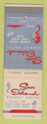 Matchbook Cover - Sea Island Resort Hotel Port Isabel TX WEAR