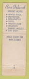 Matchbook Cover - Sea Island Resort Hotel Port Isabel TX WEAR