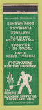 Matchbook Cover - Federal Foundry Supply Cleveland OH