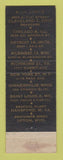 Matchbook Cover - Federal Foundry Supply Cleveland OH
