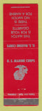 Matchbook Cover - US Marine Corps Recruiting