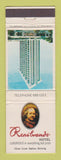 Matchbook Cover - Rembrandt Hotel Vancouver BC