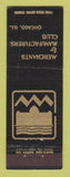 Matchbook Cover - Merchants and Manufacturers Club Chicago IL