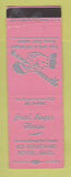 Matchbook Cover - Paul Roger House Revere MA WEAR