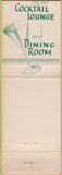 Matchbook Cover - Cypress Greens Golf Course San Jose CA