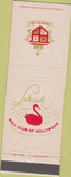 Matchbook Cover - Lakeside Golf Club Hollywood CA