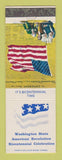 Matchbook Cover - Washington State Bicentennial Celebration WA