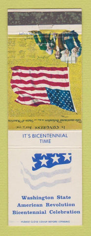Matchbook Cover - Washington State Bicentennial Celebration WA