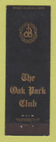Matchbook Cover - Oak Park Club IL?