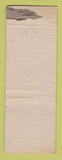 Matchbook Cover - Flame Restaurant Washington DC WORN