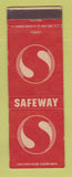 Matchbook Cover - Safeway Grocery Stores WEAR