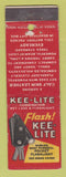 Matchbook Cover - Flash Kee Lite light offer Leo Shayer