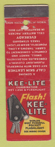 Matchbook Cover - Flash Kee Lite light offer Leo Shayer