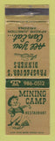 Matchbook Cover - Minin Cap Restaurant Apache Junction AZ WEAR