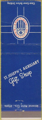 Matchbook Cover - St Joseph's Mercy Hospital Gift Shop MO