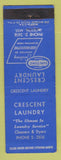 Matchbook Cover - Crescent Laundry Jackson MS