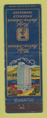 Matchbook Cover - Hotel Andrlew Johnson Knoxville TN