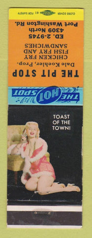 Matchbook Cover - Pit Stop Restaurant pinup