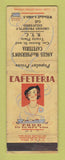 Matchbook Cover - Angus McPherson's Cafeteria New York City deco girliee WEAR