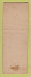 Matchbook Cover - Hotel Touraine Boston MA Cafe Royal WEAR