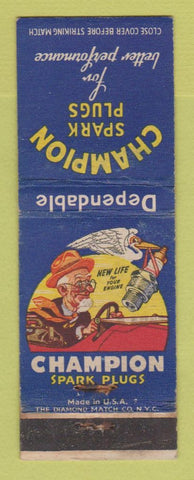 Matchbook Cover - Champion Spark Plugs WEAR