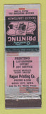 Matchbook Cover - Hagan Printing Sioux City IA WEAR