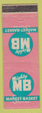 Matchbook Cover - Mighty Basket Stores