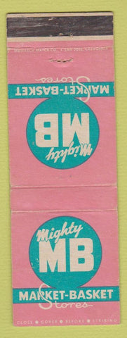 Matchbook Cover - Mighty Basket Stores